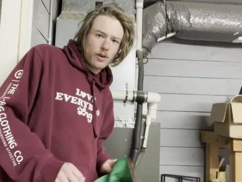 Yoursexyboi9 gets a rough shake-up from a big dick when caught madam '